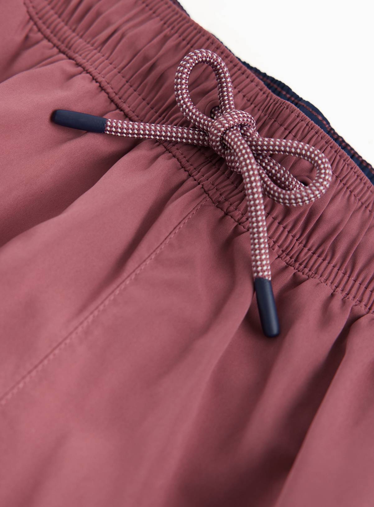 Dark Red Swim Shorts S - Image 3